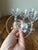 Transparent 1980s Cristal D’Arques Durand Washington Pattern Crystal Wine Glasses- Set of 5 For Sale - Image 8 of 9