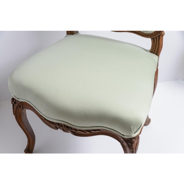 Pair of Early 19Th. C French Louis XV Style Bergère Chairs For Sale - Image 11 of 13