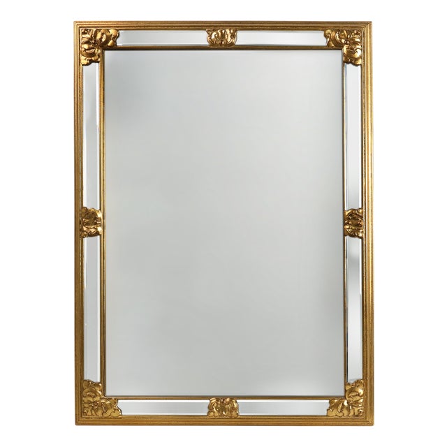 Ornamented Mirror from Deknudt, Belgium, 1950s For Sale