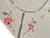 Shabby Chic Vintage Linen Tablecloth – Pink Floral Appliqué and Cutwork, 92" For Sale - Image 3 of 9