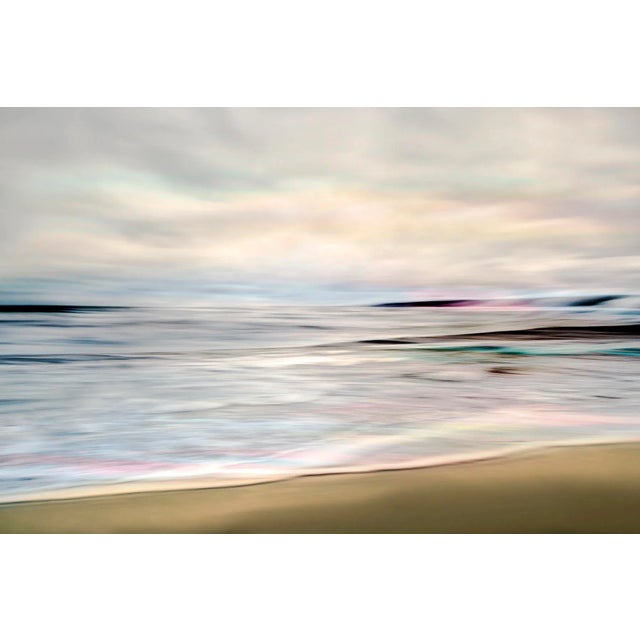Beach Seascape Art Print Contemporary Artwork by Artist Angela Cameron For Sale