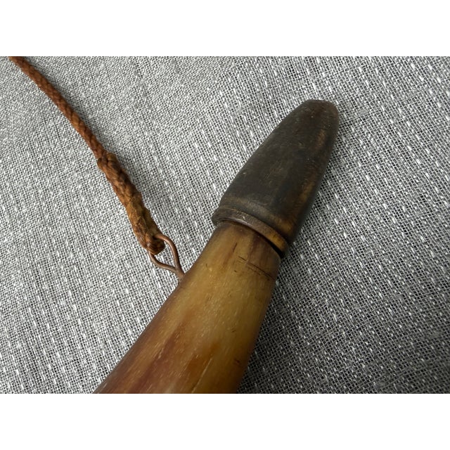 Antique Handmade Powder Horn For Sale - Image 14 of 18