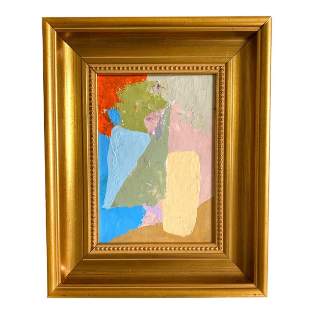 "Shape Shifter" 2026 Painting With VIntage Frame by Jessalin Beutler For Sale