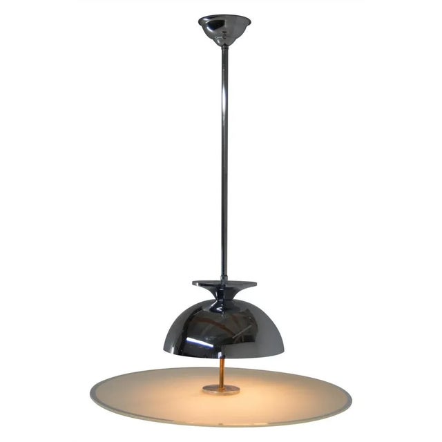 Vintage Functionalist Chandelier, 1930s For Sale - Image 11 of 11