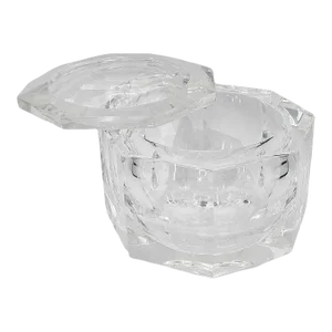 Faceted Lucite Ice Bucket Attb to Alessandro Albrizzi, Italy 1970's