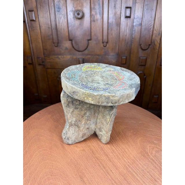Stone Gray Late 18th Century Turkana African Stool – Antique Kenyan Carved Seat For Sale - Image 8 of 12
