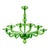 Italian Green Murano Style Glass Chandelier by Simoeng For Sale - Image 7 of 7