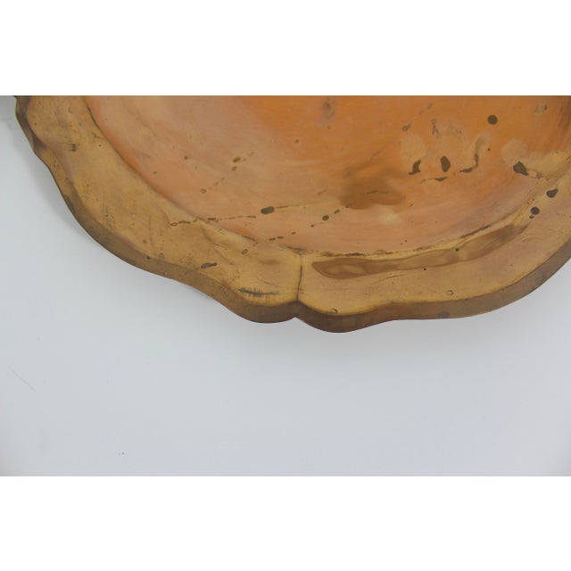 Vintage Copper Tray Arts and Crafts Style For Sale - Image 4 of 6