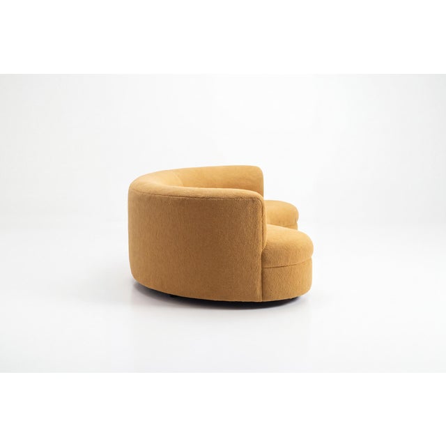 Textile John Mascheroni Curved Sofa For Sale - Image 7 of 9