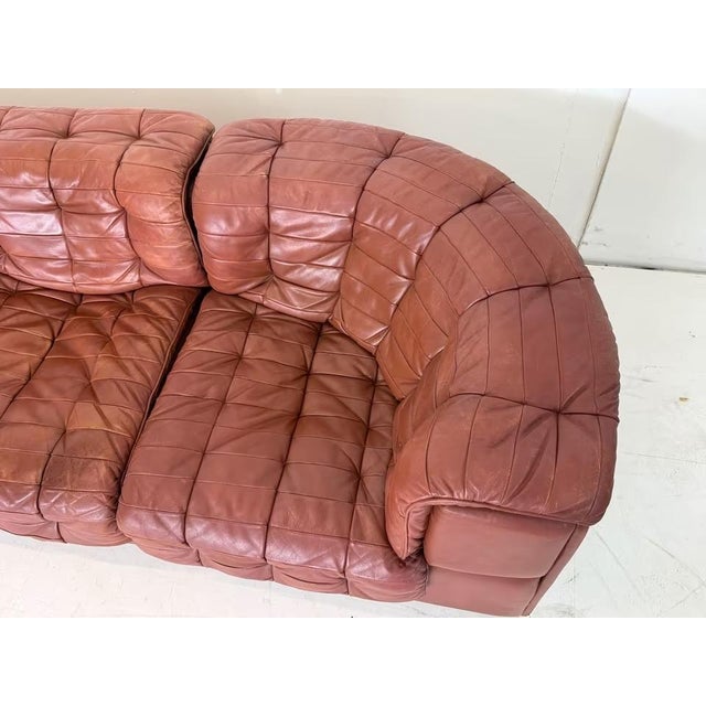 DS-11 Modular Leather Sofa from de Sede, Set of 5 For Sale - Image 12 of 18