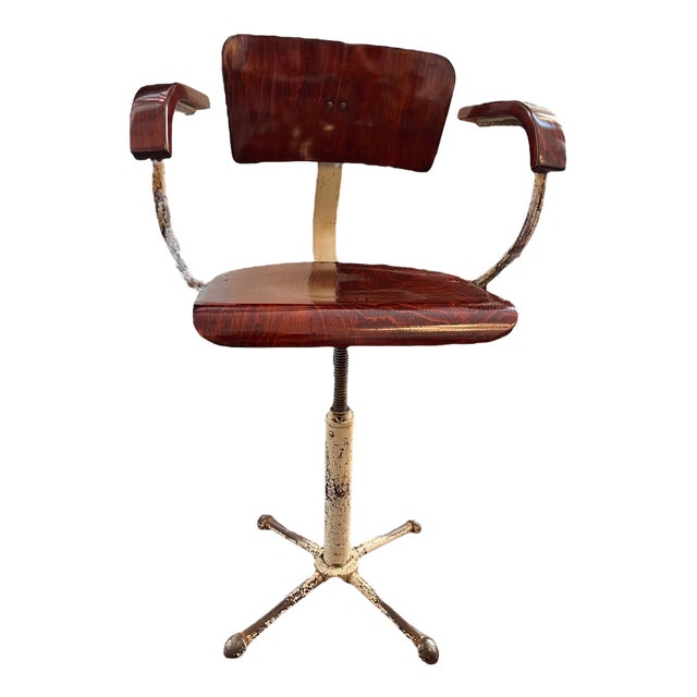 Industrial Swivel Chair from Blaha, 1950s For Sale