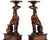 Brown A Pair of Italian Carved Wood Dog Tables - Pedestals For Sale - Image 8 of 9