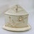 Lenox Vintage Abigails Gold-Trimmed Floral Porcelain Covered Cheese Wedge Dome & Tray For Sale - Image 4 of 15