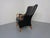 Danish leather armchair with slightly flared legs by Søren Nissen & Ebbe Gehl for Jeki & Nielhaus from the 1980s. This...