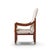Selig Kofod Larsen for Selig Megiddo Queen of Sheba Mid Century African Wenge Wood and Brass Chair For Sale - Image 4 of 9