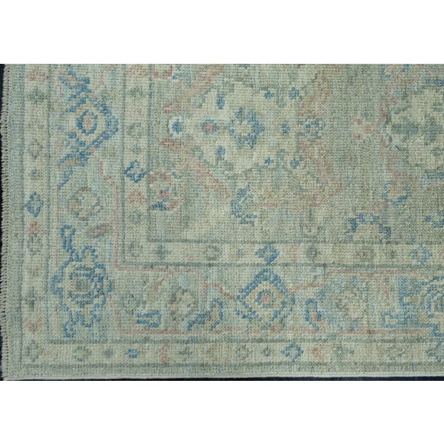 Turkish Oushak Runner Rug 2'10" x 16'3" #17817 For Sale - Image 4 of 8