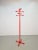 Wood Postmodern Red Stained Beech Coat Rack with Balls, Italy, 1970s For Sale - Image 7 of 9