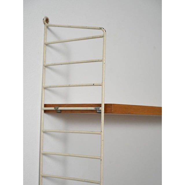 Brown Scandinavian Hylla Wall Shelf System, 1960s For Sale - Image 8 of 11