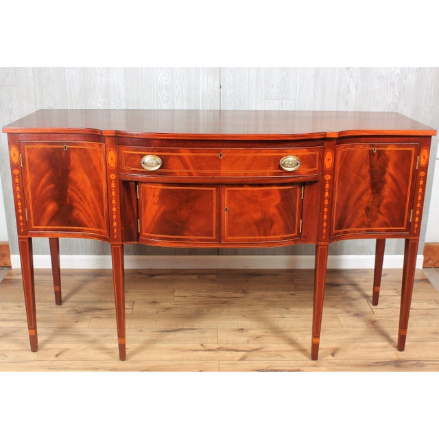 20th Century Federal Style Mahogany Sideboard By Biggs Furniture Chairish