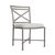 Brown Jordan Venetian Side Chair, Mica frame with Fusion Dove fabric For Sale - Image 12 of 12