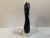 This abstract sculpture is constructed of black and white marble, with a white marble base. It's fluid form and minimalist...