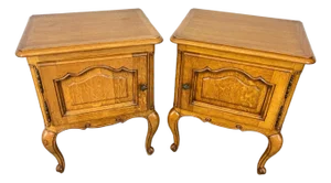 Louis XVI French Bedside Tables, Set of 2