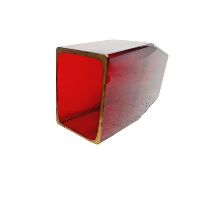 Art Deco Glass Vase by Joseph Hoffmann from Moser, Czechoslovakia, 1930s For Sale - Image 12 of 18