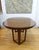 1960s 1964 Broyhill Saga Pedestal Walnut Dining Table With 2 Leaves For Sale - Image 5 of 10