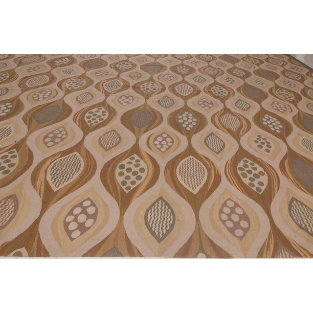 Modern Swedish Flat-Weave Wool Rug by Doris Leslie Blau For Sale - Image 4 of 7