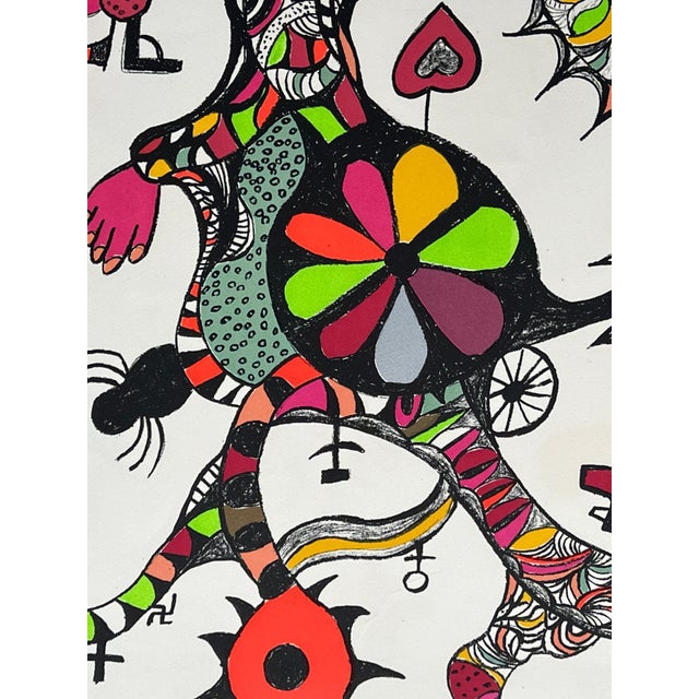Niki de Saint Phalle, The Dream Machine, 1970s, Lithograph For Sale - Image 4 of 6