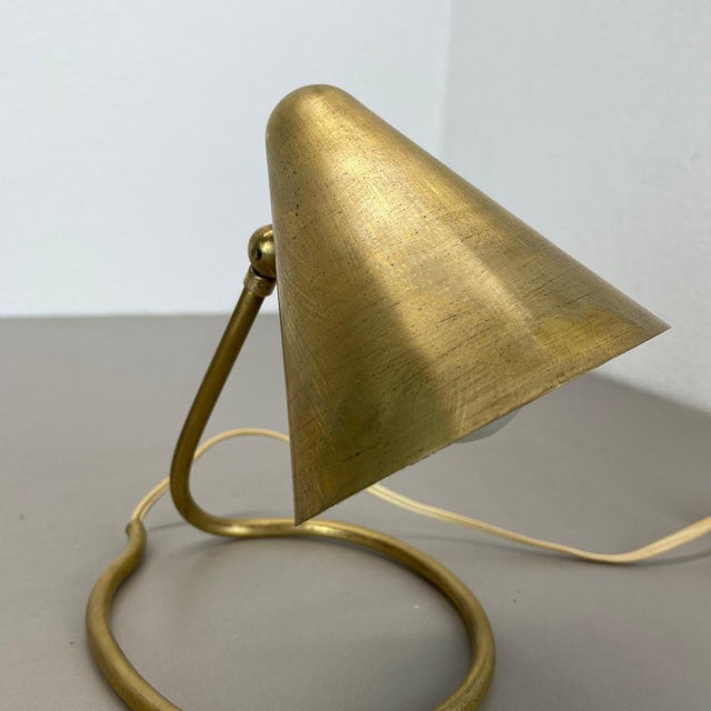 Mid-Century Modern Brass Table Light in the style of Rupert Nikoll, Austria, 1950s For Sale - Image 15 of 18