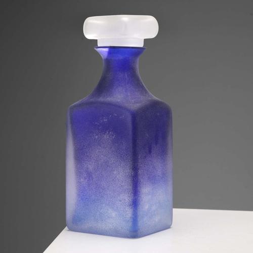 Vintage Glass Bottle by Gino Cenadese, Italy, 1960s For Sale - Image 9 of 12