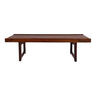 Mellemstrands Møbelfabrik Rosewood Bench/Coffee Table by Torbjørn Afdal, 1960's For Sale