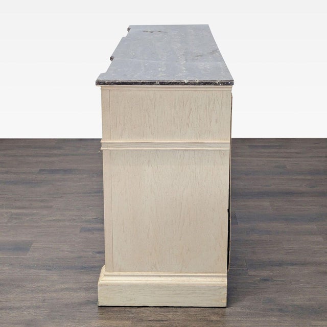 Stanley Furniture Stanley Furniture Dresser With Marble Top and Multiple Drawers For Sale - Image 4 of 12