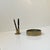 1960s Mid-Century Natural Stone and Brass Pen Holder with Ashtray by Saulo Norway, 1960s, Set of 2 For Sale - Image 5 of 10