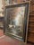 Capturing the peaceful atmosphere of the French countryside, this large antique oil painting portrays a charming pastoral...