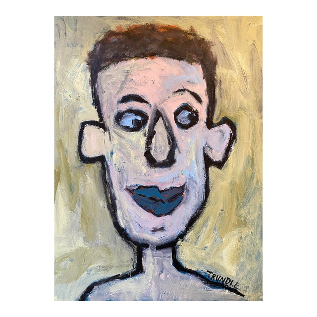 Sarah Trundle, Contemporary Abstract Figure Painting, "Friends Like These" For Sale