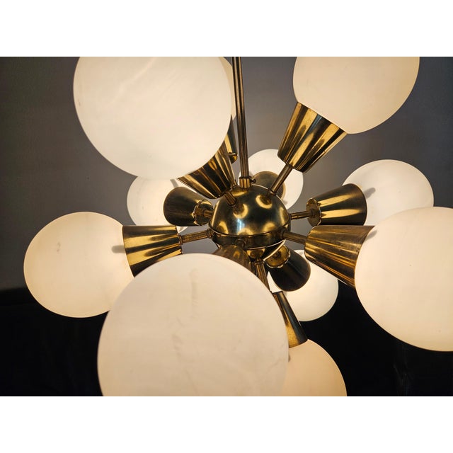 Mid-Century Sputnik Chandelier from Kamenicky Senov, 1970s For Sale - Image 14 of 15