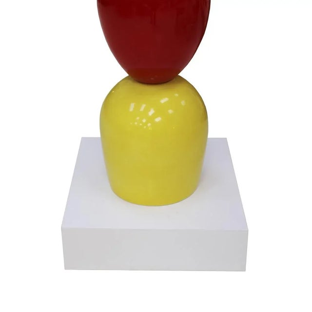 Alessandro Mendini, Contemporary Totem, 2000s, Colored Ceramic For Sale - Image 6 of 7