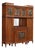 Art Nouveau Cabinet in Mahogany and Marble For Sale