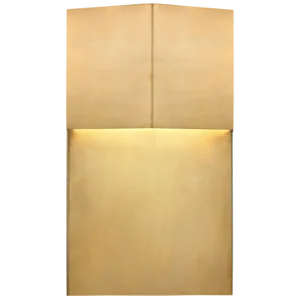 Kelly Wearstler for Visual Comfort Signature Rega 12" Wide Sconce in Antique-Burnished Brass