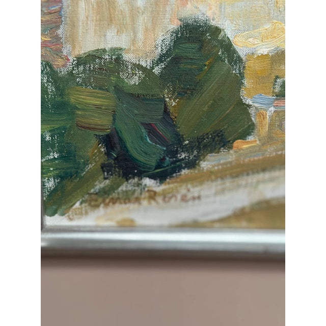 Einar Rosen, View of the City, 1950s, Oil on Panel, Framed For Sale - Image 4 of 18