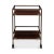 Industrial Industrial Leather Trolley Bar Cart For Sale - Image 3 of 9