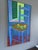 1978 Modernist 'Still Life With Blue Chair' Vintage Original Interiors Oil Painting, Framed For Sale - Image 4 of 14