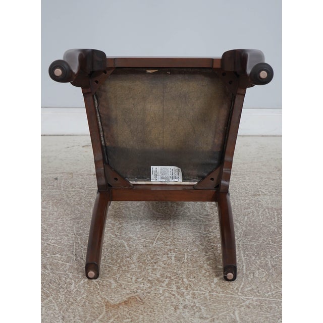 Set of 6 Henkel Harris Mahogany Queen Anne Dining Chairs For Sale - Image 16 of 18