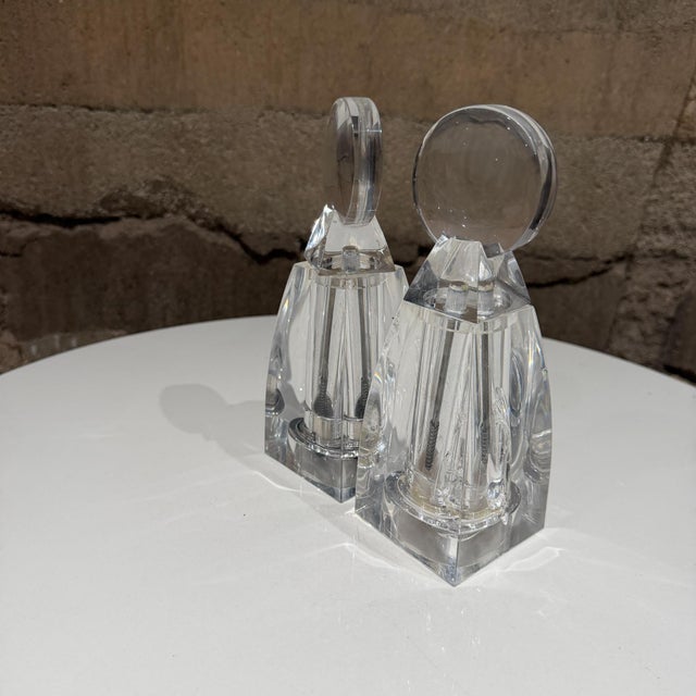 Grainware Lucite Salt & Pepper Grinders Wayne Husted Mid-Century Modern For Sale In San Diego - Image 6 of 12