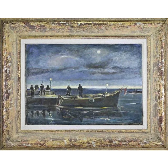 Michelangelo Cupisti, Ready to Set Sail, Oil Painting, 2000s, Framed For Sale - Image 4 of 4