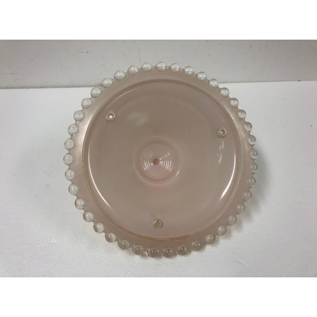 Vintage Frosted Pink Art Deco Glass Lamp Shade Chairish