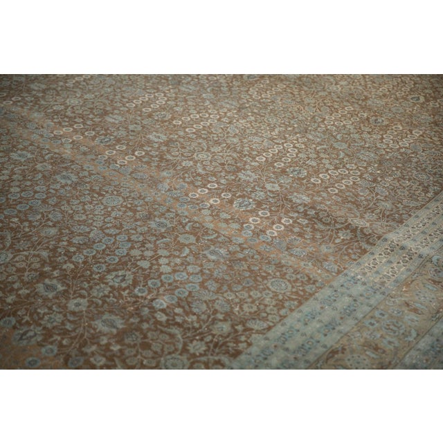 Vintage Distressed Hereke Carpet - 9'9" x 13'8" For Sale In New York - Image 6 of 11