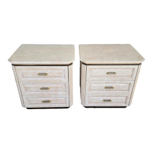 Henredon Charisma Nightstands Side Tables Picklewood Pair
